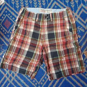 𝅺american Eagle Plaid Shorts